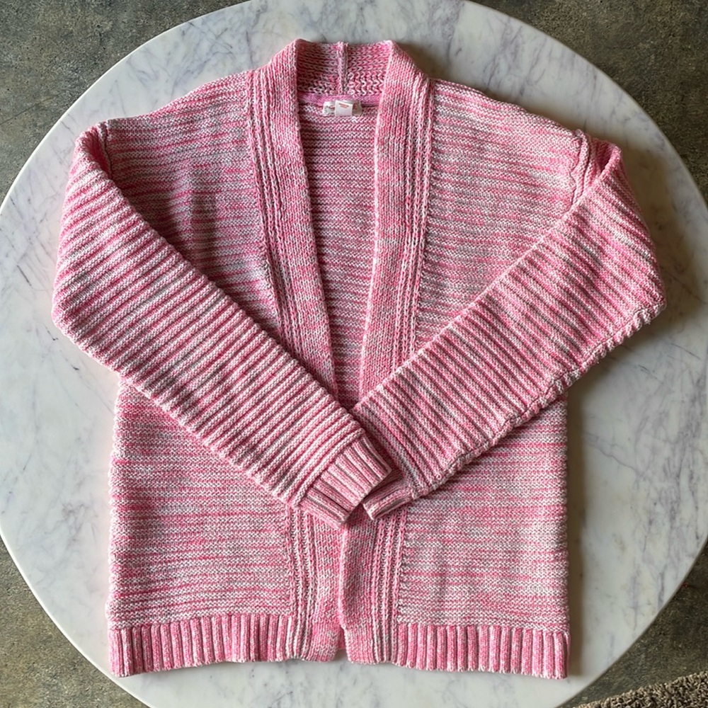 Cat & Jack Girls Pink Cardigan Size 14/16
